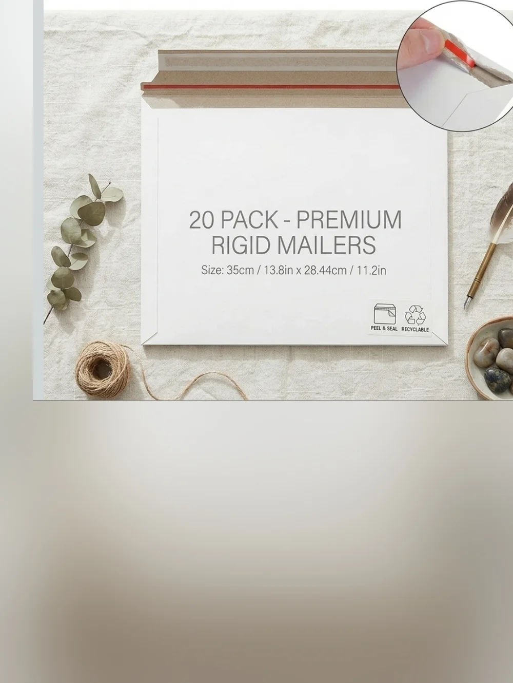 🍎 NEW 20-Pack Premium Rigid Document Mailers (11.2